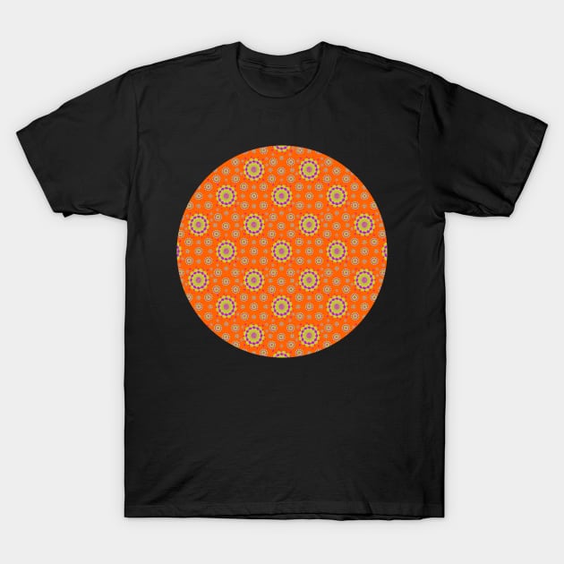 Orange and Lime. A happy design. T-Shirt by innerspectrum